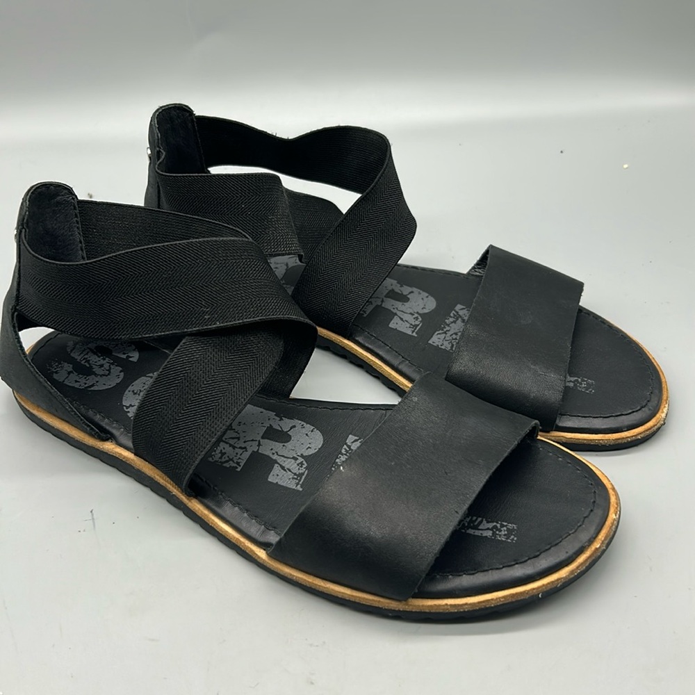 SOREL sandals leather sz 9